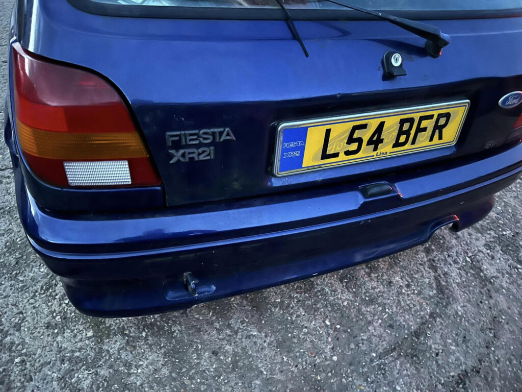 ford fiesta xr2i rear